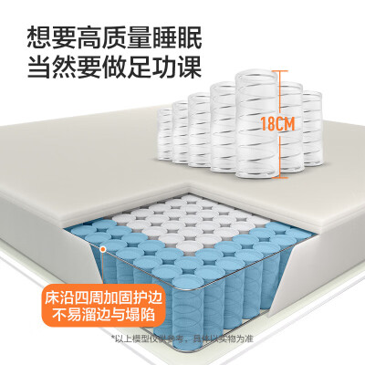 喜临门记忆枕怎么样（喜临门记忆棉床垫大白S 180*200CM弹簧床垫是否值得入手）