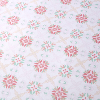 富安娜 磨毛四件套-芳华初韵 203*229cm 3kg