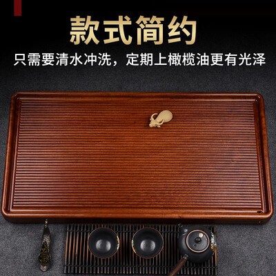 花梨木和电木茶盘哪个好（锦格 花梨木茶盘 大号款电木茶盘怎么样）-图片4