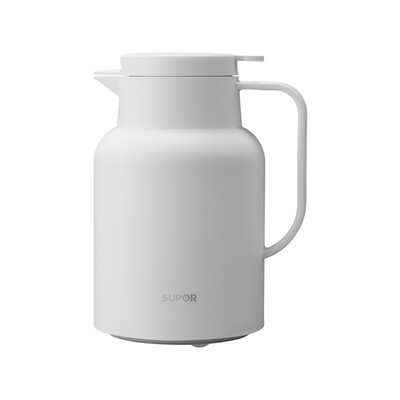 苏泊尔 玻璃内胆保温壶1.45L·墨黑/月白/绛红 KC145GJ50