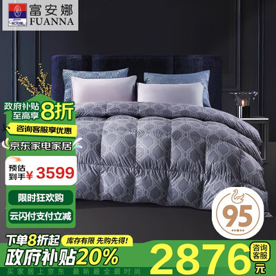 富安娜的鹅绒被怎么样（富安娜 费德里 95白鹅绒加厚冬被 230x229cm羽绒被测评看真相）-图片3