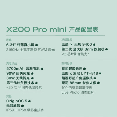 vivo X200 Pro mini 12GB 256GB 5G手机怎么样(vivo手机语音助手怎么叫)