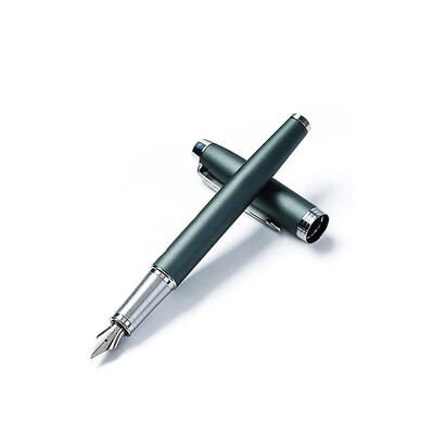 派克（PARKER）大都会杭州礼盒+IM暗夜绿白夹墨水笔
