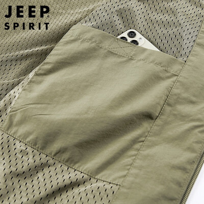 JEEP SPIRIT男士马甲卡其无袖运动外套测评看真相(JEEP SPIRIT男士马甲卡其无袖运动外套质量如何)