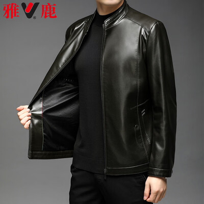 雅鹿皮草怎么样(雅鹿立领皮夹克男商务休闲男士皮夹克值得手入吗)-图片2