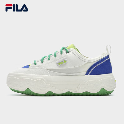 FILA ROCK岩石鞋 白蓝MD38帆布鞋质量烂不烂（斐乐帆布鞋哪款好看耐穿）-图片1