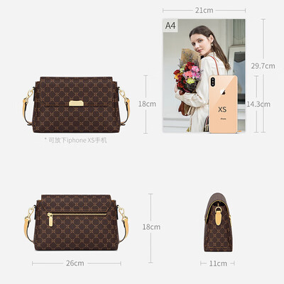 马纱兰提包包质量好吗(马莎兰缇复古印花单肩包型号:深棕配杏斜挎包质量烂不烂)