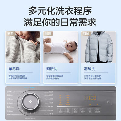 海尔 10公斤超薄滚筒洗衣机体验效果好吗（海尔洗衣机怎么解锁打开门）-图片5