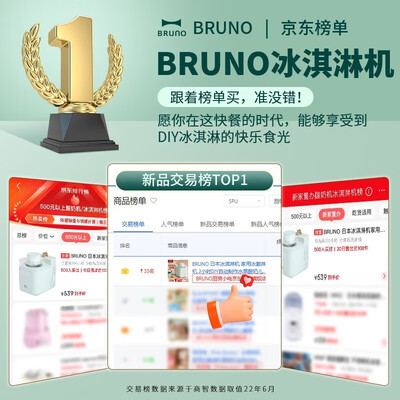 BRUNO 冰淇淋机 家用全自动雪糕机测评看真相（bruno冰淇淋机怎么清洗）-图片1