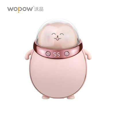 沃品 太空人暖手宝数显移动电源二合一迷你电暖宝 WH08