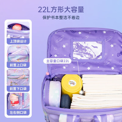Gmt for kids 寻梦独角兽 护脊书包 22L 1-5年级体验效果好吗（护脊书包哪款好）