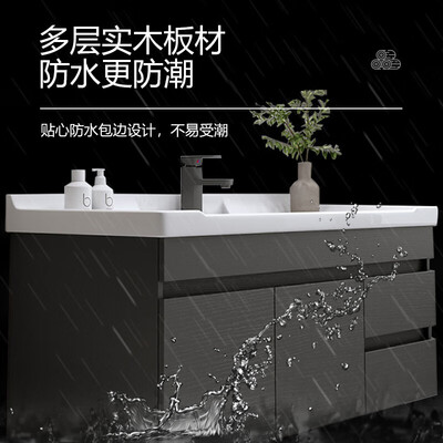 恋派浴室柜 珠光灰 100cm洗手盆怎么样(恋派洗手盆怎么样)-图片2