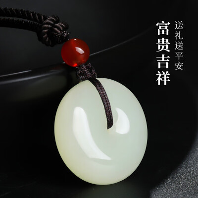 平安扣和田玉和翡翠哪个好（印象眸平安扣 男女款和田玉值得手入吗）-图片3