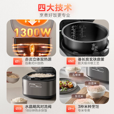 美的4L电饭煲MB-4C56H智能加热评测说真相（美的电饭煲预约功能怎么用）-图片5
