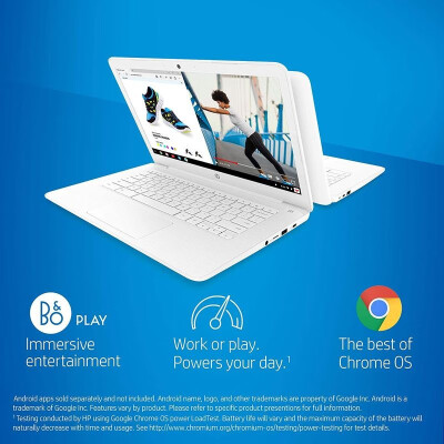 惠普（HP） Chromebook 14英寸笔记本电脑 180度转轴全高清屏幕触屏谷歌系统4+32G Snow