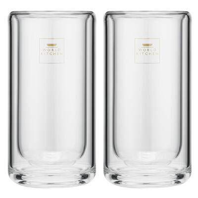 康宁 晶奢双层玻璃杯 两件组 WK-JSSC2/KZ/JY
