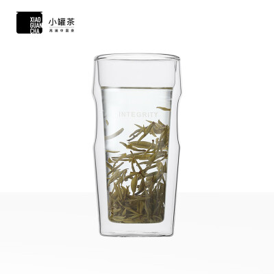 小罐茶  双层玻璃茶杯 320ml 晨露杯