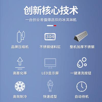 IOSN 冰淇淋机 全自动商用台式雪糕机体验效果好吗（冰淇淋机怎么用 操作步骤）-图片1