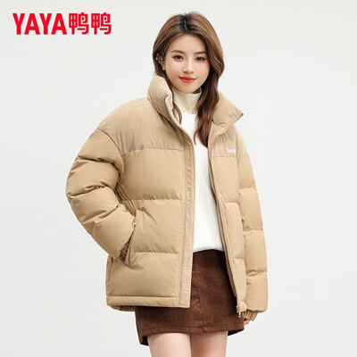 鸭鸭男装羽绒服怎么样(鸭鸭 短款羽绒服 卡其色 M男士羽绒服质量如何)-图片5