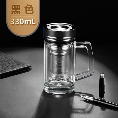 富光 盛宇双层玻璃办公杯（流通款）330ML G2035-sj-330b