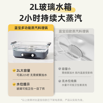 蓝宝电火锅怎么样（蓝宝 BLAUPUNKT ZG10 玻璃电蒸锅 10L大容量电炖锅评测说真相）-图片1