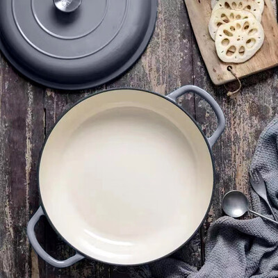 司顿 STONE 珐琅焖焗海鲜锅（松露灰) STH2211ZT-31G