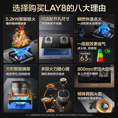 万家乐j5cb燃气灶怎么样(万家乐 JZT-LAY8 嵌入式燃气灶 5.2kw双灶具台式灶靠谱吗,揭秘内幕)-图片4
