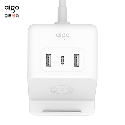 爱国者（aigo） 桌面魔方智能USB插座 M0230T