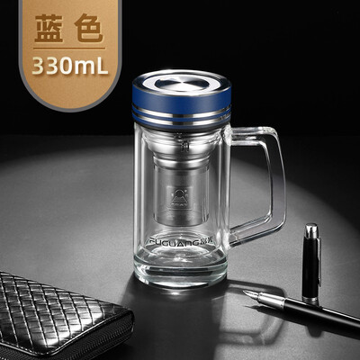 富光 盛宇双层玻璃办公杯（流通款）330ML G2035-sj-330b