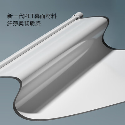 快朵小屋120英寸电动遥控幕布投影仪幕布评测说真相(快朵小屋和得力幕布哪个好)-图片4