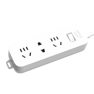 欧普照明（OPPLE）S03-2303 国标基础有线排插 10A 250V～ 总控-1个两孔+2个五孔-1.8M