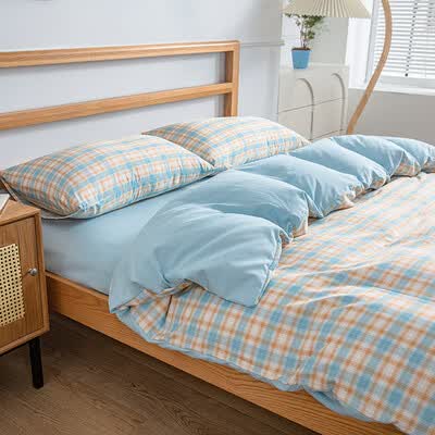 無印良品 水洗色织提花四件套斐乐生活 200*230cm MUJI-TJ23-11