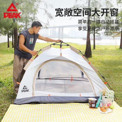 匹克（PEAK）户外初级帐篷 YL12316 云灰色