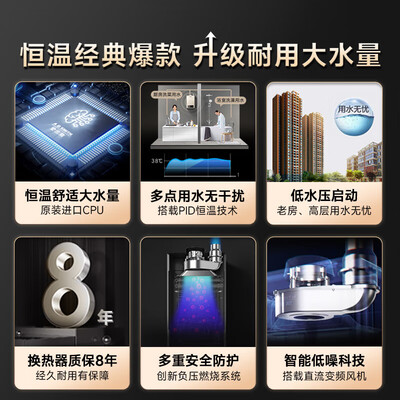 史密斯TM5 16L燃气热水器不锈钢换热器恒温质量烂不烂(史密斯燃气热水器不加热怎么回事)-图片3