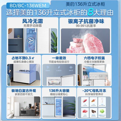 美的136升小冰柜保鲜柜靠谱吗,揭秘内幕（美的保鲜柜怎么调温度）-图片2