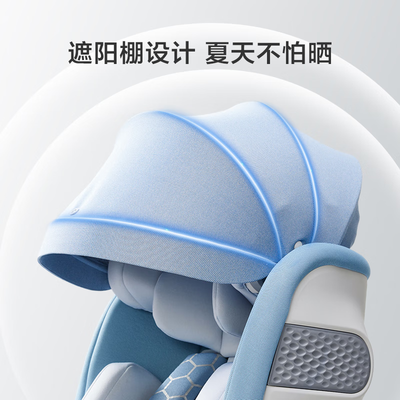 京东京造儿童椅怎么样（京东京造I-size座椅 0-7岁 通风加热 星际舱蓝儿童安全座椅好不好）-图片2