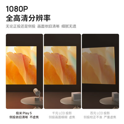 极米投影仪和电视(极米 Play5 便携家用投影仪投影机评测说真相)-图片7