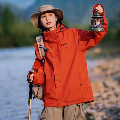 拓路者 Pioneer Camp 朱雀冲锋衣 朱雀红 L质量烂不烂（拓路者冲锋衣是什么档次）-图片5