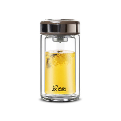 希诺（HEENOOR）双层玻璃杯（流通款） XN-6750 170ml