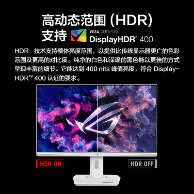 华硕ROG XG27ACG-W电竞显示器评测说真相（华硕显示器属于什么档次）-图片5