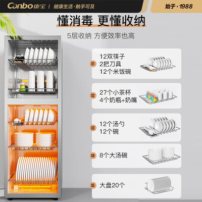 康宝消毒柜型号区别xdz(康宝消毒柜 家用立式130L双开门餐具消毒机值得手入吗)