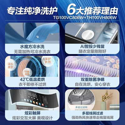 小天鹅洗烘套装 806+806质量如何（小天鹅洗烘套装哪个型号好）-图片3