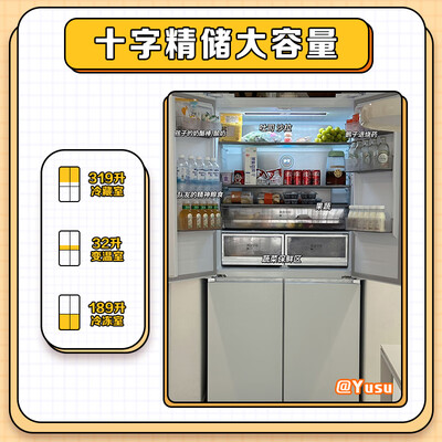 美的冰箱495和513（美的MR-567WUSPZE冰箱值得手入吗）-图片4