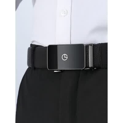 金利来 男式自动扣皮带 FAY093136-711 黑色