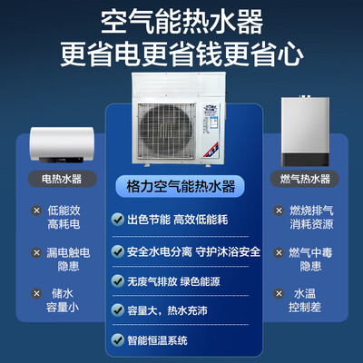 空气热能空调和中央空调怎么选（格力空气能热水器500升速热中央热水器评测说真相）-图片4