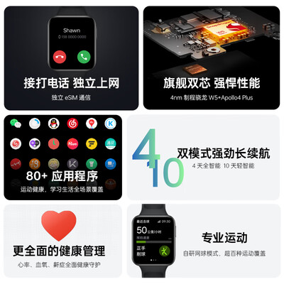oppo手表watch3怎么样（OPPO Watch 3铂黑智能手表怎么样）-图片6