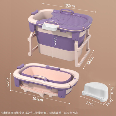 奔麦(派送上门)泡澡桶折叠浴桶成人洗澡桶婴幼儿童盆浴盆家用游泳桶浴缸评测说真相(奔麦洗澡盆怎么样)