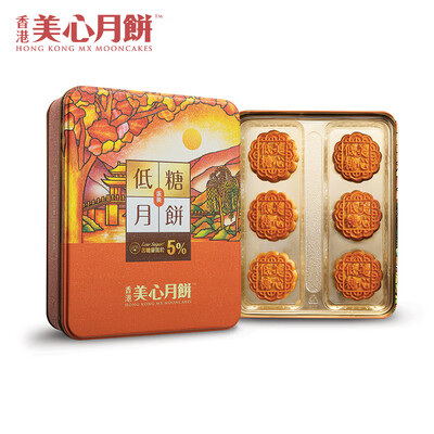 美心 低糖蛋黄白莲蓉月饼 540g