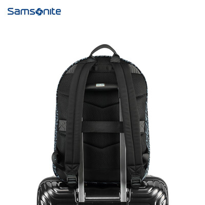 Samsonite新秀丽双肩复古印花 轻便时尚电脑包 NU4*29008