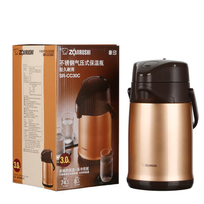 象印 SR-CC30C 不锈钢气压式保温瓶 3L